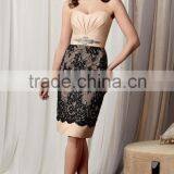 2014 New Arrive Elegant Mother of the Bride Dress With Lace and Beading Sash High Quality Sweetheart Mother of the Bride Dress thumbnail-2