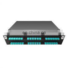 10G 40G High Density 19 Inch 1U MPO/MTP-LC 24F Optical Cassettes 48,72,96,144 Core MPO Fiber Optic Patch Panel thumbnail-5