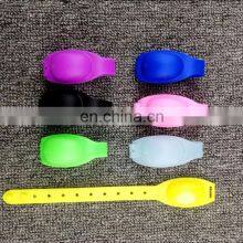 New Mini Portable Custom Silicone Adjustable Watch Type Hand Sanitizer thumbnail-3