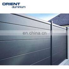 Aluminium Privacy Fence Cloture en Aluminium Slat Fence China Factory thumbnail-2
