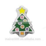 Christmas Magnet Silver Plain Round Memory Necklace Lockets thumbnail-4