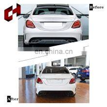CH New Facelift Fashion New Car Modify Body Kit Pp Material Bumper Exhaust Pipe For Mercedes-Benz C Class W205 2015+ to C63 2019 thumbnail-4