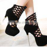 C89226A Fashion Lady Hollow Out High Heel Shoes Wholesale Women Shoes thumbnail-3