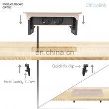 Press Open Horizontal Pop up Metal Frame Box With German Socket thumbnail-4