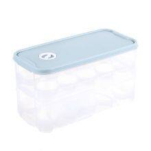 Plastic Egg Storage Container for Fridge Organization Storage Containers Transparent Box Egg Holder Bin With Lid Stackable Tray Holds 10/20 Eggs thumbnail-5