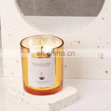 Luxury Cross Border Golden Glass Creative Smokeless Handmade Soy Wax Hand Gift Sets Customized Fragrance Scented Candle thumbnail-5