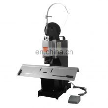 high quality single head saddle stitching paper stapler wire book binding machine with cheapest price