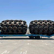 Ship To Ship Pneumatic Boat Rubber Fender With Tyre Chain Net thumbnail-2