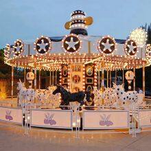 For Kids Pour La Seregraphique Rotating Horse Shopping Mall Upper Drive Carousel Rides thumbnail-2
