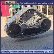 Large Harvester Modified With Half Track Chassis thumbnail-5