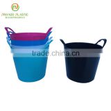 Eco-friendly high quality stackable plastic pails with handles