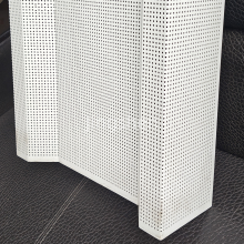 Galvanized Perforated Metal Mesh Wall Panel, Perforated Grating, Black Steel, Aluminum Micro-perforated Panel thumbnail-4
