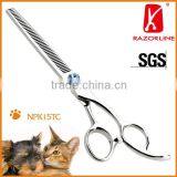 NPK15TC SUS440C Pet's Grooming Tool TIJERAS DE MASCOTA thumbnail-1