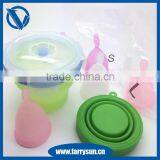 2016 Latest Chinese High Quality Menstrual Cup With Fold Sterilizer Cup thumbnail-5