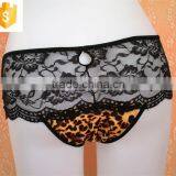 French Lace Panties Leopard Print Sexy Women Lingerie thumbnail-6
