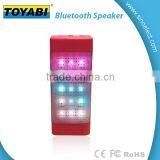 Portable Outdoor Bluetooth Wireless Speaker w/ Colorful LED Light HIFI Speaker Support USB TF Card and FM Radio thumbnail-1