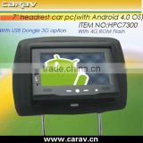 Hot seller Andriod 4.0 OS tablet car pc with battery