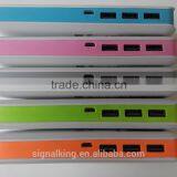 Wholesales High Capacity 20000mAh 3USB Portable Power Bank USB Battery Pack With 4 LED Light Mobile Charger