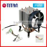 Universal Intel Socket 6mm Heat Pipe PWM Controller Air Cooling Silent Fan CPU Cooler