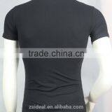 Dobby Polyester Beading Design V-neck Man Polo T-shirt thumbnail-4