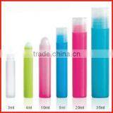 PP Roll on bottle with plastic cap, roll-on perfume bottle, 2-20ml roll on bottle