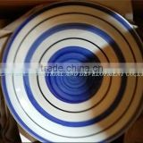 10.25" ceramic dinner plate stock, 10.5" plate stock