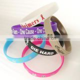 pesonalized colorful printed silicon wristband in China