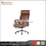 WorkWell Executive Swivel Leather Boss Office Chair thumbnail-1