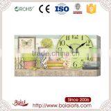 Good Quality Green Grasses and Butterfly Round Wall Clock Promo thumbnail-1