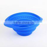 China Supplier Lead Free Colorful Silicone Collapsible Basket thumbnail-3