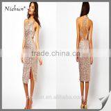 Sexy Mini Shinny One Piece Girls Party Dress thumbnail-1