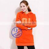 Wholesale Womens Cheap Extra Long Applique Hoodie thumbnail-3