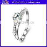 Wholesale 925 Sterling Silver Bezel Setting Band Ring,silver Promise Rings for Men thumbnail-5