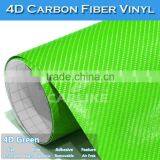 4D Green Carbon Fiber Sticker Film/Carbon Fiber Car Wrapping Vinyl thumbnail-2