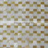 Yellow Lip & Freshwater Mixed Shell Mosaic Tile