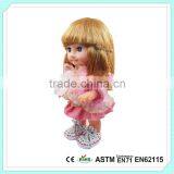 Plastic Connecting Toys Girl Dress Asian Doll 16 Inch Vinyl Doll With Fashion Dress Baby Doll thumbnail-4