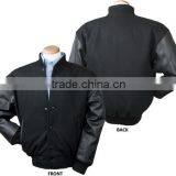 Vasity USA Baseball Jacket With Real Leather Sleeves/ Varsity Jacket/American Baseball Varsity Jacket