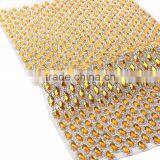 Crystal AB Resin Rhinestones Self ADHESIVE SHEET or Hotfix to Fabric Rhinestone Decor Mesh Roll for Wedding 24*40cm Bling Trim thumbnail-1