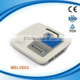MSLVE03W Light weight three channel portable veterinary ecg electrode machine(use in various animal and dogs)