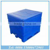 1000L Capacity Rotational Molded Plastic Fish Box With Insulation Material Ice Fish Box thumbnail-1
