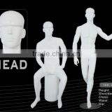 fashion high glossy white color male mannequins
