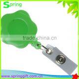 Flower Shape Retractable id Badge Reel Holder