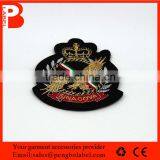 Hot Sell Hawk Embroidery Labels Iron on Embroidery Patch Labels for Clothing
