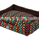 quality suede dog bed/Factory Direct Wholesale High Quality Various Fabric and Pattern Pet Bed