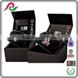 Custom Black Folding Cardboard Paper Box With Magnet for Hats Packing thumbnail-2