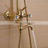 Luxury Gold Plated Bath Shower Set thumbnail-5