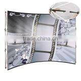 10ft Curved Fabric Advertising Display