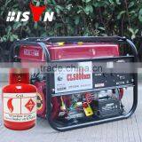 BISON(CHINA) Factory Gasoline LPG Two-In-One LPG Gas Generator Price