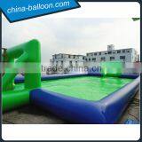 popular inflatable sport court,inflatable soap soccer field,giant football court for outdoor game