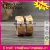 High quality famous brand gold blocking wahsi tape wholesale for scrapbooking